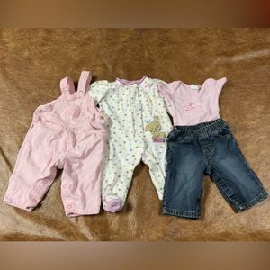 Selling a box of baby girls clothing 3-6 months! (Not all pictured)